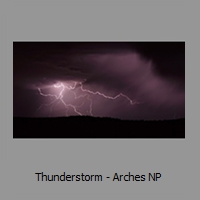 Thunderstorm - Arches NP